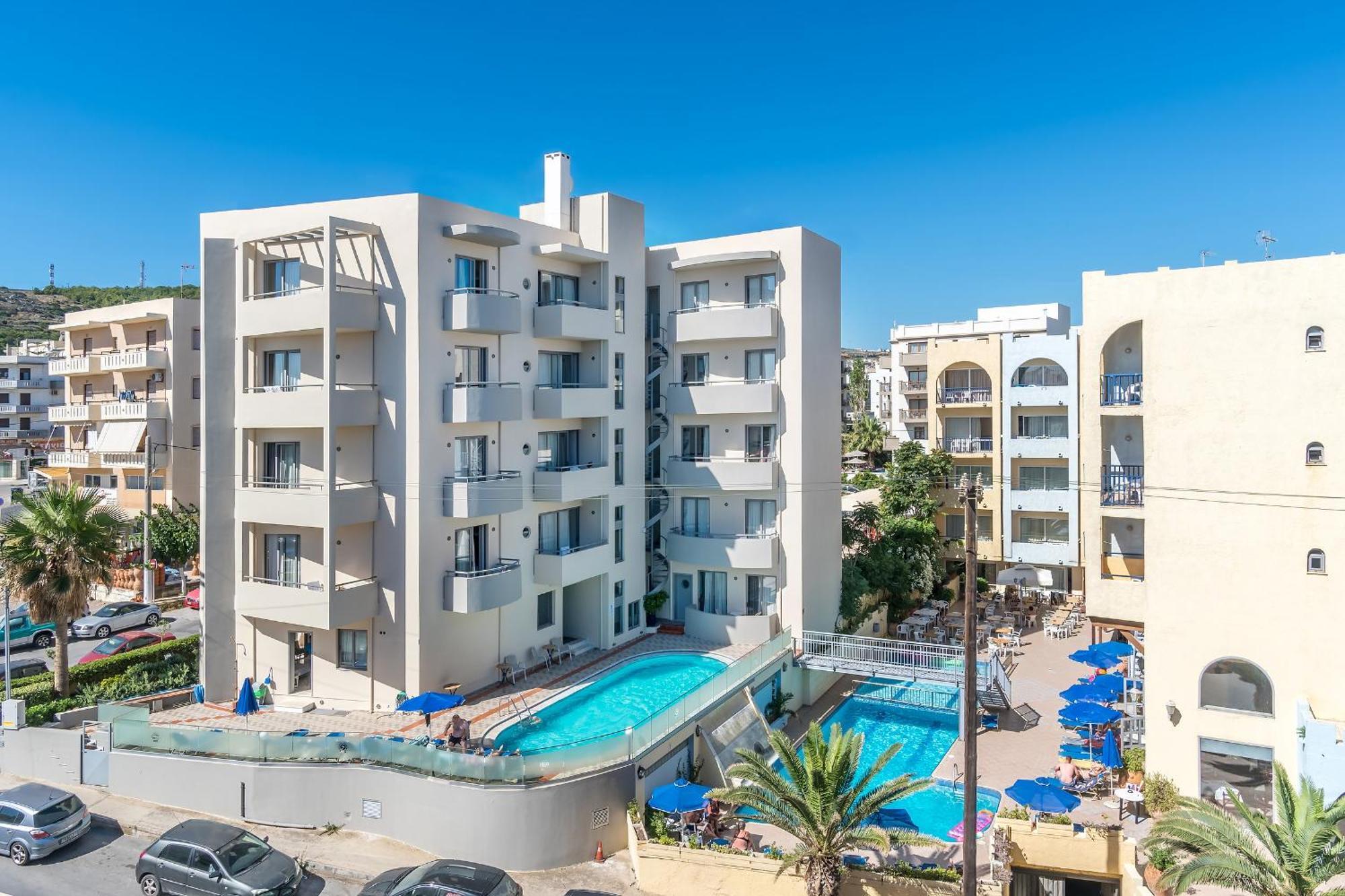 Lefkoniko Beach & Icarus Suite Apts 罗希姆诺 外观 照片